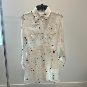 A.L.C star button up dress
